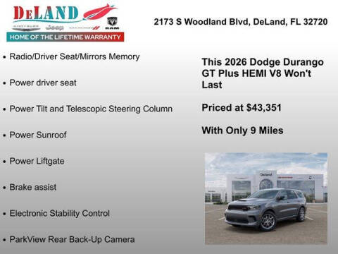 2026 Dodge Durango GT HEMI Plus