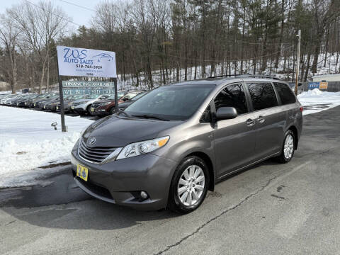 2017 Toyota Sienna for sale at WS Auto Sales in Castleton On Hudson NY