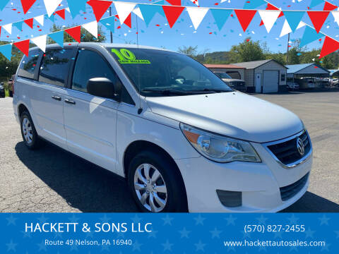 2010 Volkswagen Routan for sale at HACKETT & SONS LLC in Nelson PA