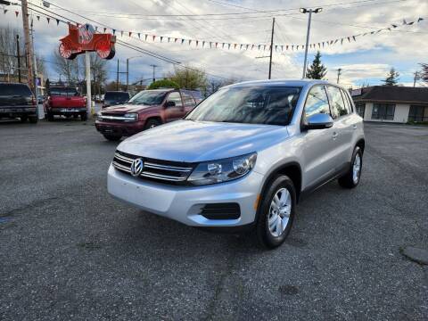 2013 Volkswagen Tiguan for sale at Leavitt Auto Sales and Used Car City in Everett WA
