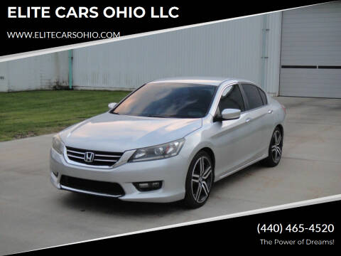 2014 Honda Accord for sale at ELITE CARS OHIO LLC in Solon OH