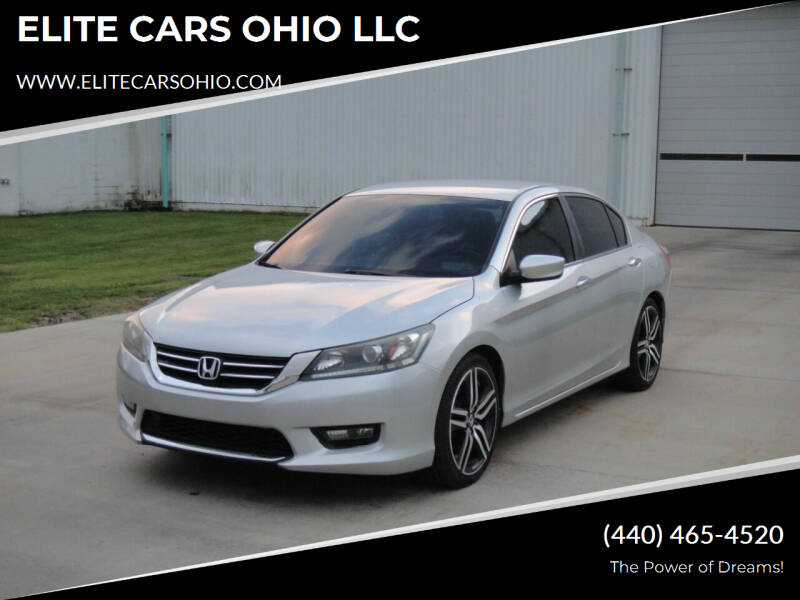 2014 Honda Accord for sale at ELITE CARS OHIO LLC in Solon OH