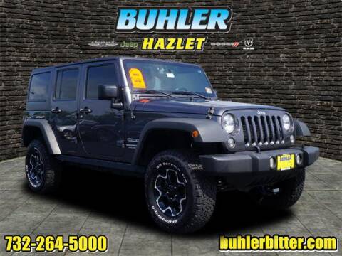 2016 Jeep Wrangler Unlimited for sale at Buhler and Bitter Chrysler Jeep in Hazlet NJ
