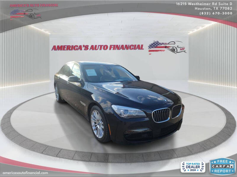 2015 BMW 7 Series for sale at America's Auto Financial in Houston TX