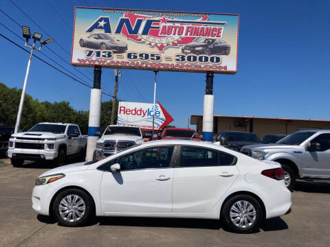 2018 Kia Forte for sale at ANF AUTO FINANCE in Houston TX