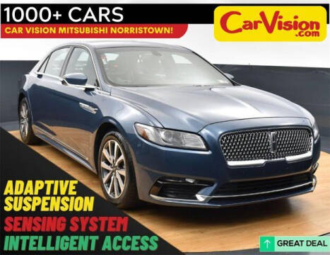 2018 Lincoln Continental for sale at Car Vision Buying Center in Norristown PA