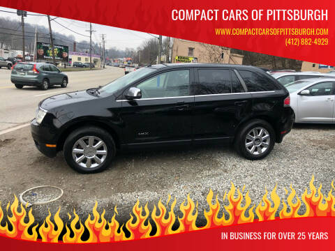 2007 Lincoln MKX for sale at Compact Cars of Pittsburgh in Pittsburgh PA