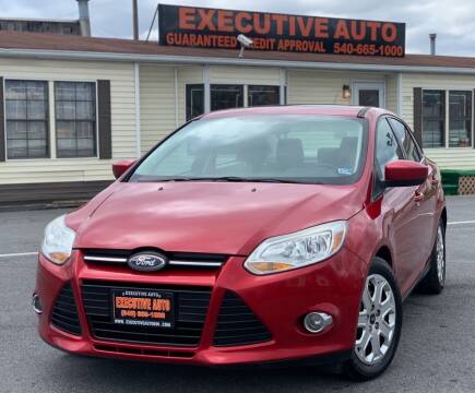 2012 Ford Focus for sale at Executive Auto in Winchester VA