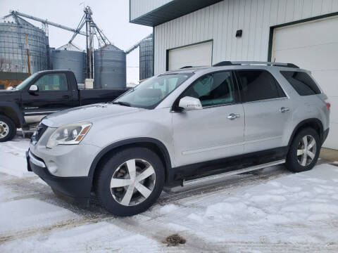 2012 GMC Acadia for sale at Hubers Automotive Inc in Pipestone MN