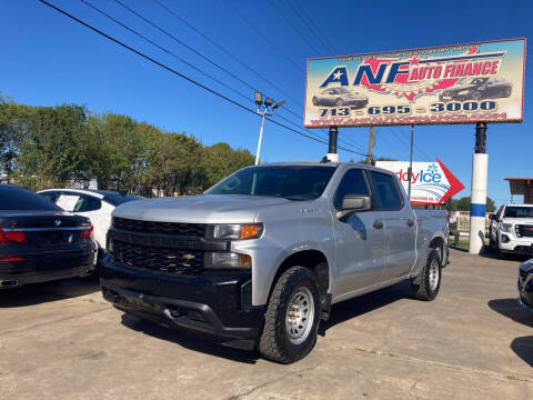 2019 Chevrolet Silverado 1500 for sale at ANF AUTO FINANCE in Houston TX