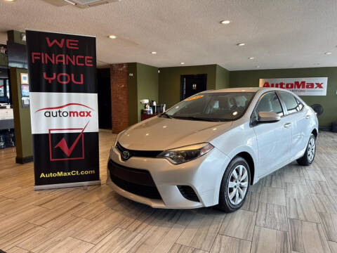 2014 Toyota Corolla for sale at AutoMax in West Hartford CT