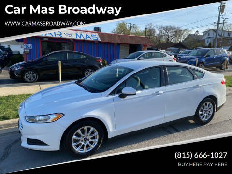 2016 Ford Fusion for sale at Car Mas Broadway in Crest Hill IL