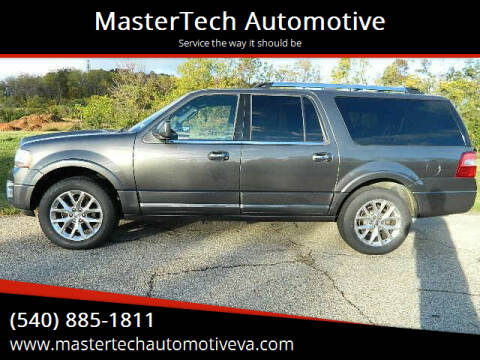2016 Ford Expedition EL for sale at MasterTech Automotive in Staunton VA