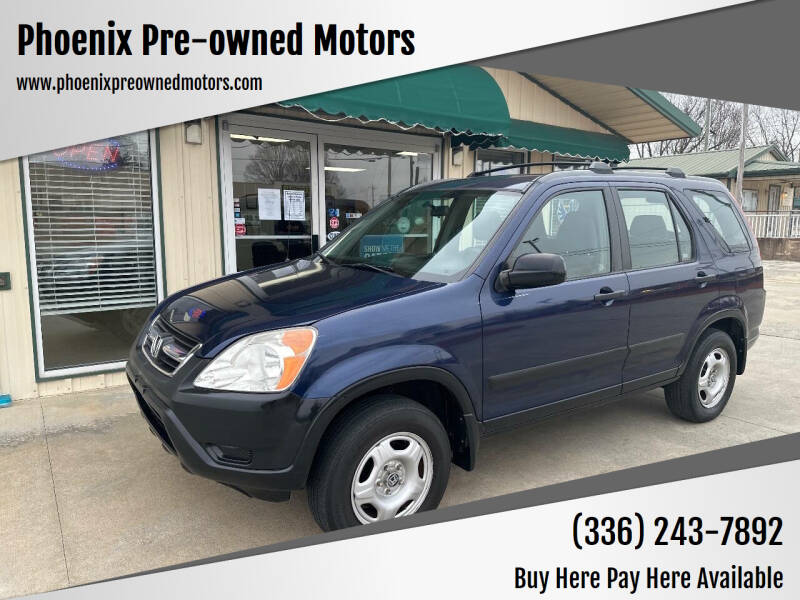 2004 Honda CR-V for sale at Phoenix Pre-owned Motors in Lexington NC