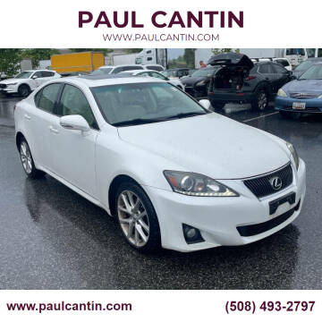 2012 Lexus IS 250 for sale at PAUL CANTIN in Fall River MA