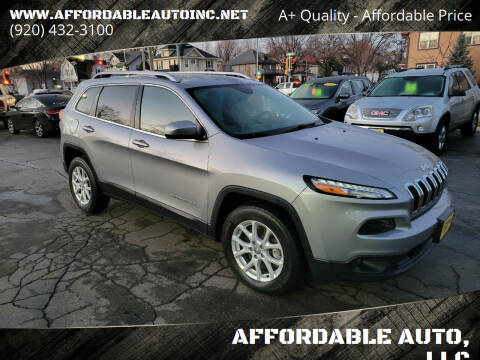 2014 Jeep Cherokee for sale at AFFORDABLE AUTO, LLC in Green Bay WI