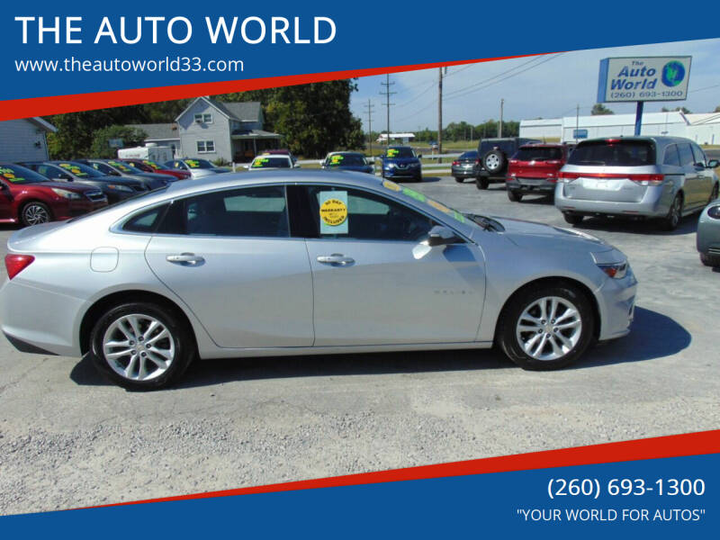 2017 Chevrolet Malibu for sale at THE AUTO WORLD in Churubusco IN