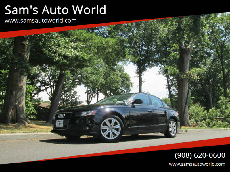 2011 Audi A4 for sale at Sam's Auto World in Roselle NJ