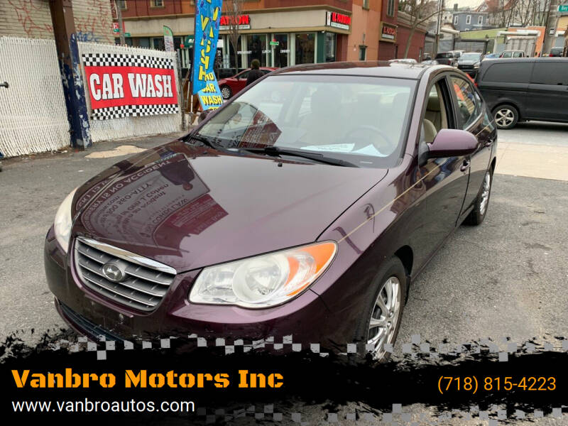 2009 Hyundai Elantra for sale at Vanbro Motors Inc in Staten Island NY