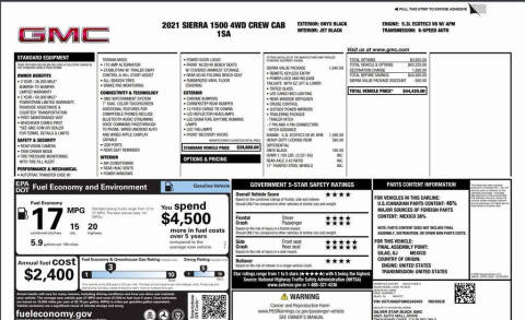 2021 GMC Sierra 1500