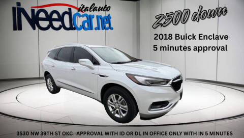 2018 Buick Enclave for sale at IT GROUP in Oklahoma City OK