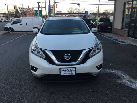 2015 Nissan Murano for sale at Steves Auto Sales in Little Ferry NJ