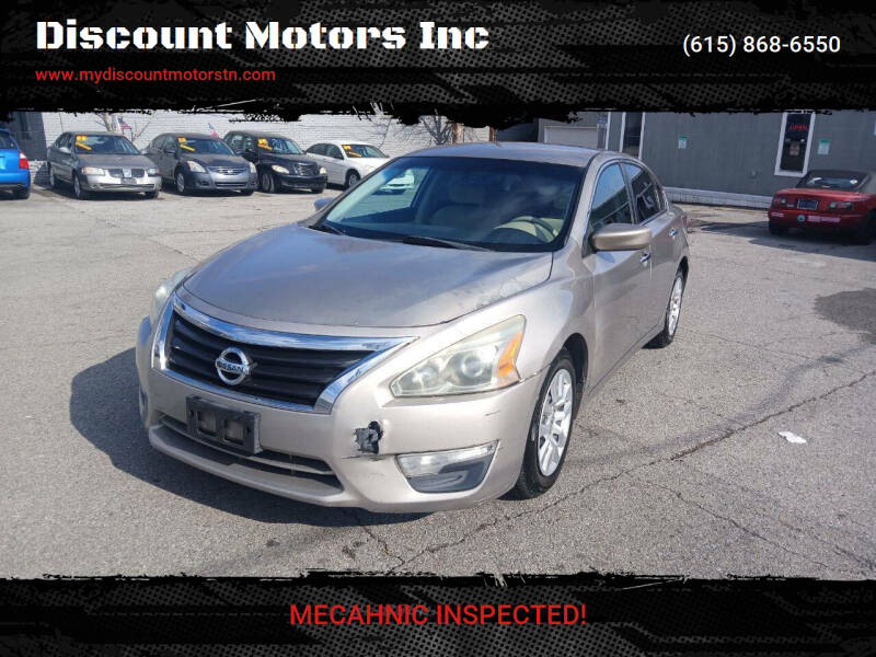 2014 Nissan Altima for sale at Discount Motors Inc in Madison TN