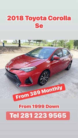 2018 Toyota Corolla for sale in Houston, TX