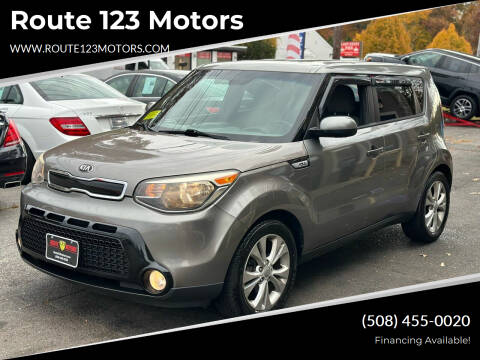 2016 Kia Soul for sale at Route 123 Motors in Norton MA