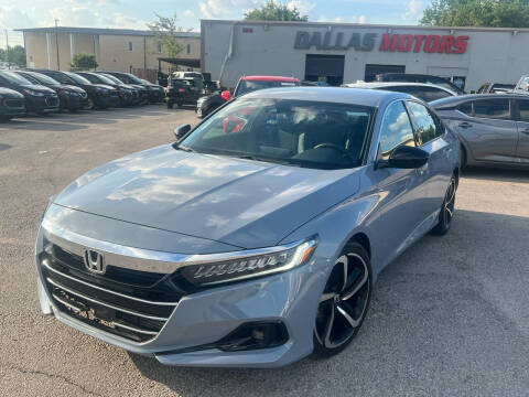 2022 Honda Accord for sale at Dallas Motors in Garland TX