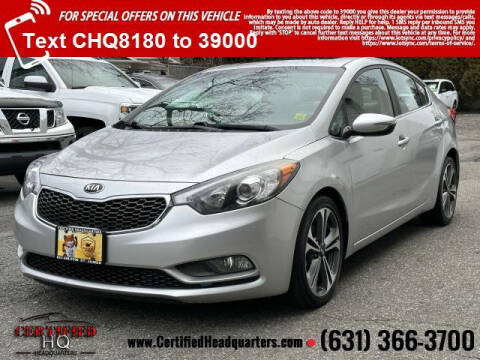 2016 Kia Forte for sale at CERTIFIED HEADQUARTERS in Saint James NY