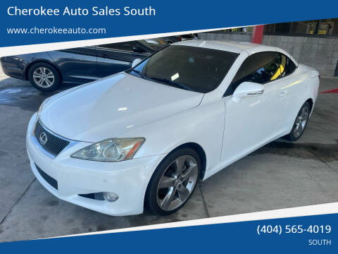 2010 Lexus IS 250C for sale at Cherokee Auto Sales "South" in Mcdonough GA