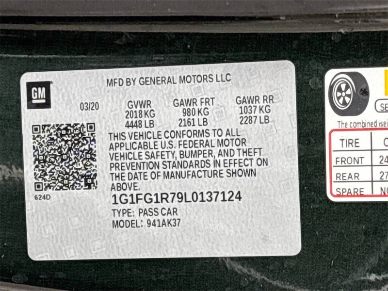 2020 Chevrolet Camaro SS