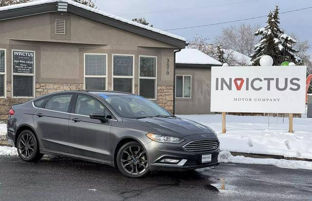 2018 Ford Fusion for sale at INVICTUS MOTOR COMPANY in West Valley City UT