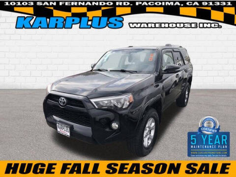 2019 Toyota 4Runner for sale at Karplus Warehouse in Pacoima CA