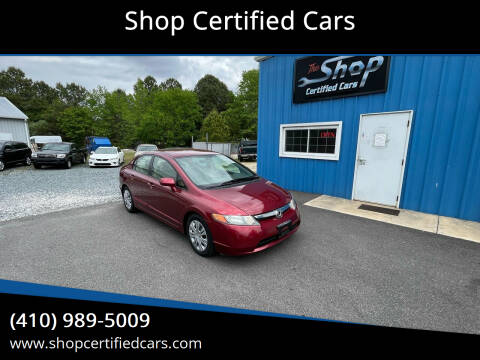 2008 Honda Civic for sale at Shop Certified Cars in Easton MD