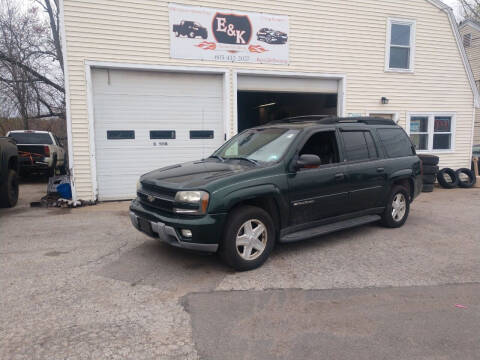 2003 Chevrolet TrailBlazer for sale at E & K Automotive in Derry NH
