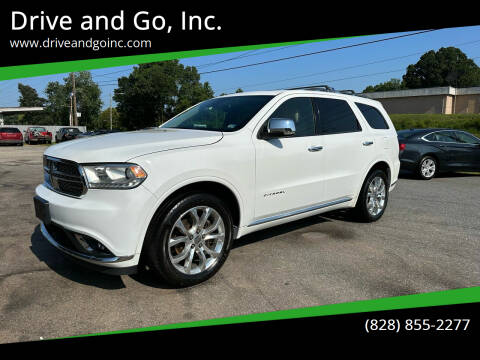 2017 Dodge Durango for sale at Drive and Go, Inc. in Hickory NC