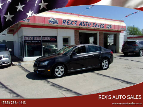 2016 Chevrolet Cruze Limited for sale at Rex's Auto Sales in Junction City KS
