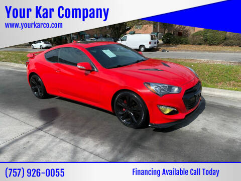 2013 Hyundai Genesis Coupe for sale at Your Kar Company in Norfolk VA