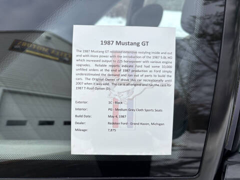 1987 Ford Mustang GT