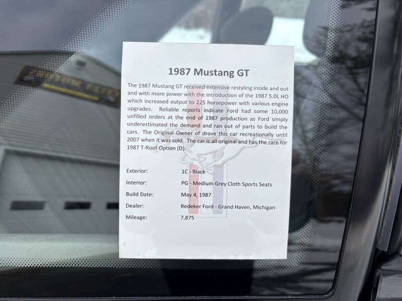 1987 Ford Mustang GT