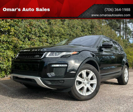 2016 Land Rover Range Rover Evoque for sale at Omar's Auto Sales in Martinez GA