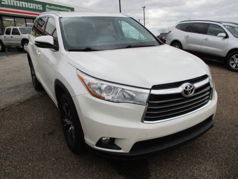 2016 Toyota Highlander for sale at Gary Simmons Lease - Sales in Mckenzie TN
