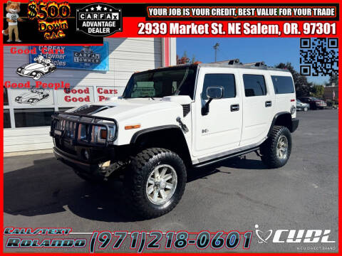 2004 HUMMER H2 for sale at Good Cars Good People in Salem OR