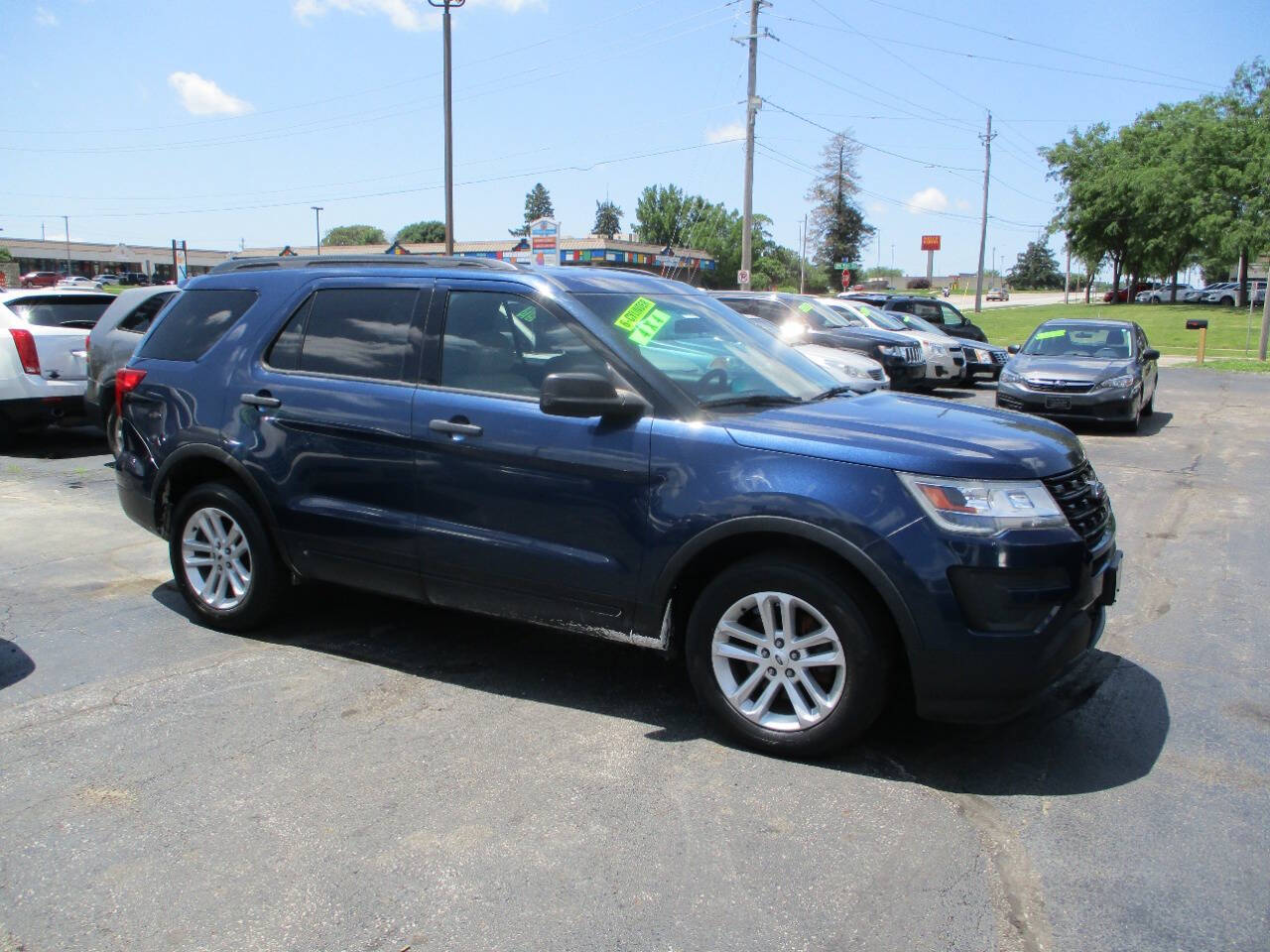 Blue 2016 Ford Explorer Base AWD Base 4dr SUV 2