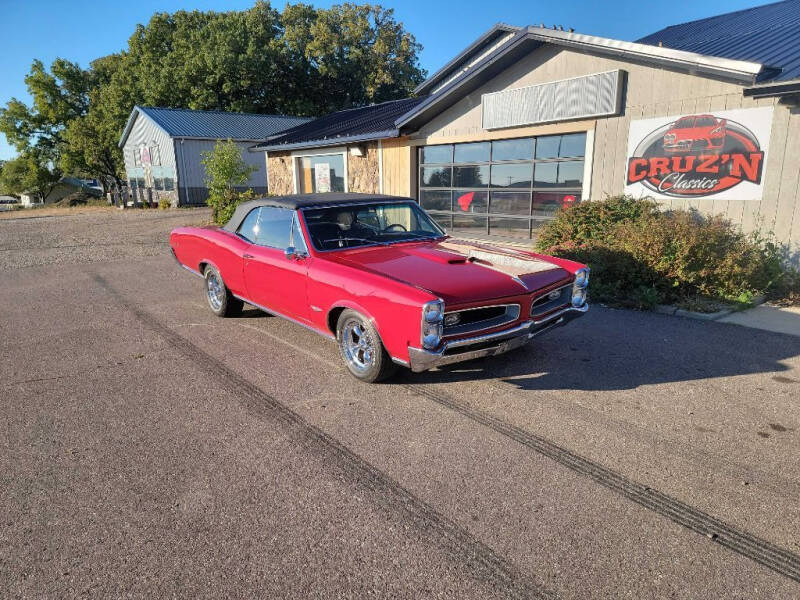 1966 Pontiac GTO for sale at CRUZ'N CLASSICS LLC - Classics in Spirit Lake IA