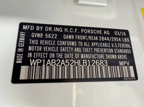 2017 Porsche Macan S