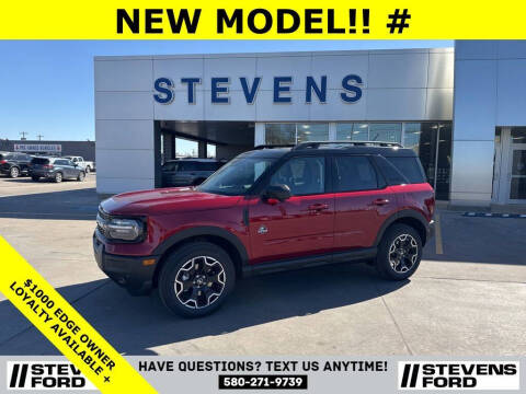 2025 Ford Bronco Sport for sale at STEVENS FORD in Enid OK