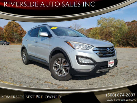 2015 Hyundai Santa Fe Sport for sale at RIVERSIDE AUTO SALES INC in Somerset MA